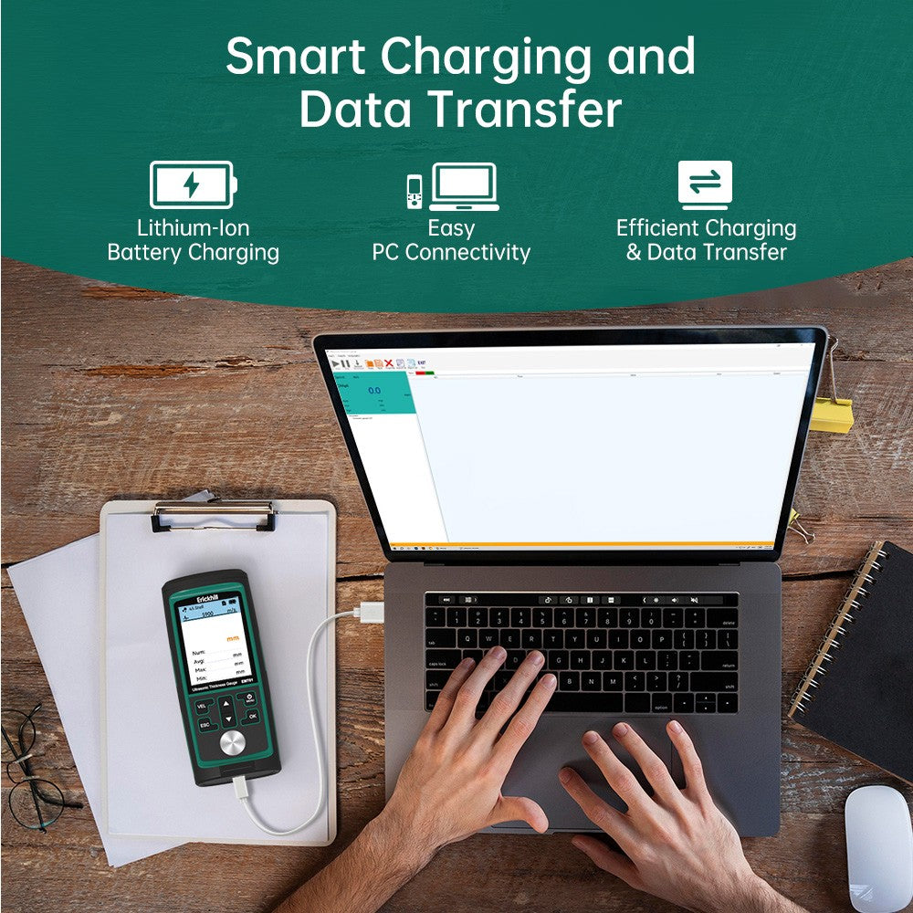 ERICKHILL EMT01 Ultrasonic Thickness Gauge Industrial