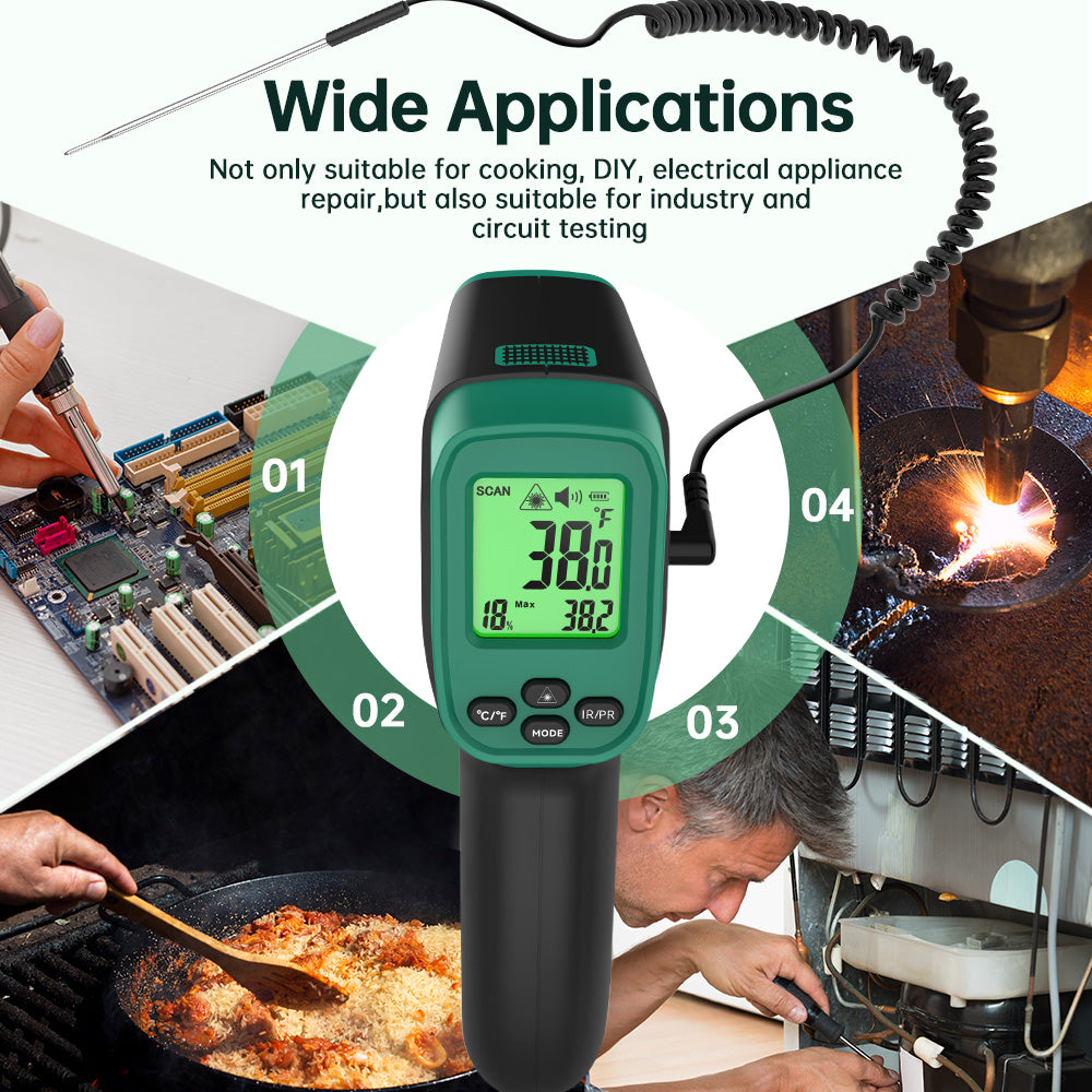 ERICKHILL ROOK800P Dual-Mode Infrared Thermometer -50℃~800℃