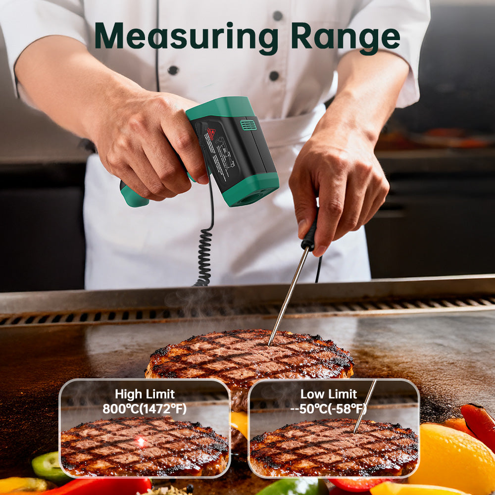 ERICKHILL ROOK800P Dual-Mode Infrared Thermometer -50℃~800℃