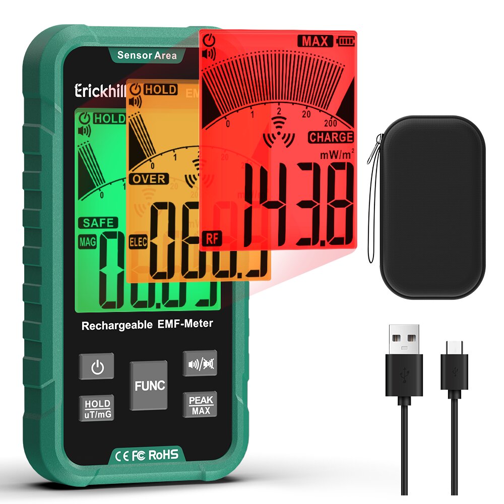 ERICKHILL EMF02 3 in 1 EMF Detector
