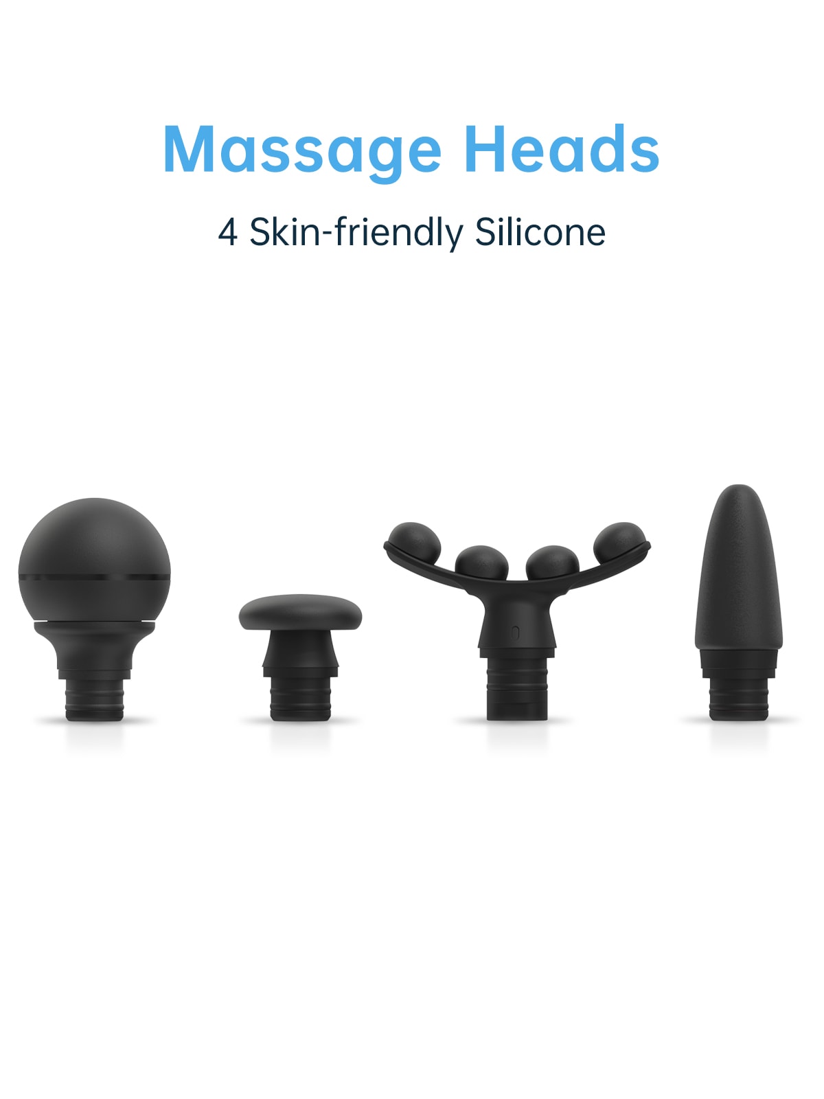 ERICKHILL EMG01 Mini Massage Gun with 4 Massage Heads