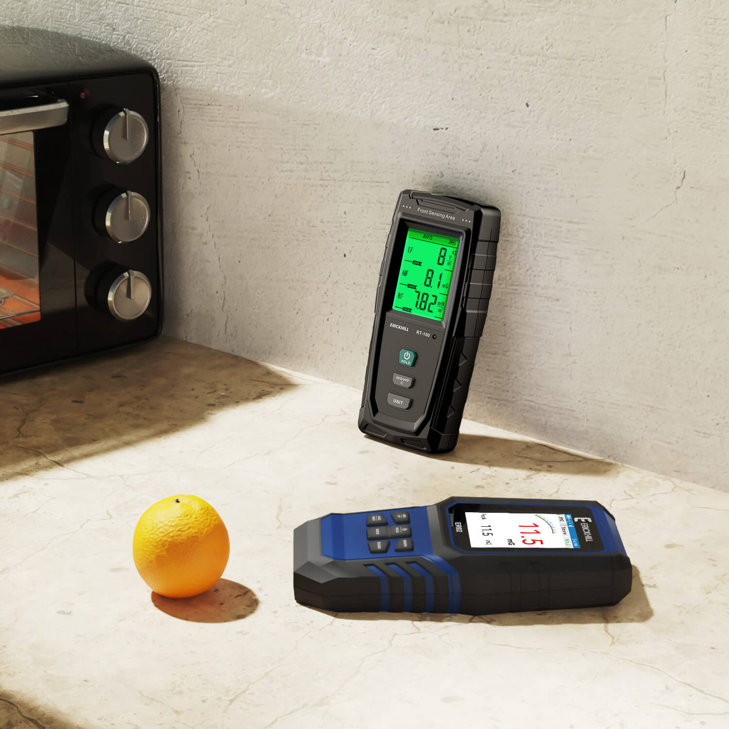 ERICKHILL nuclear radiation detectors – geiger counters and emf meters for radiation safety