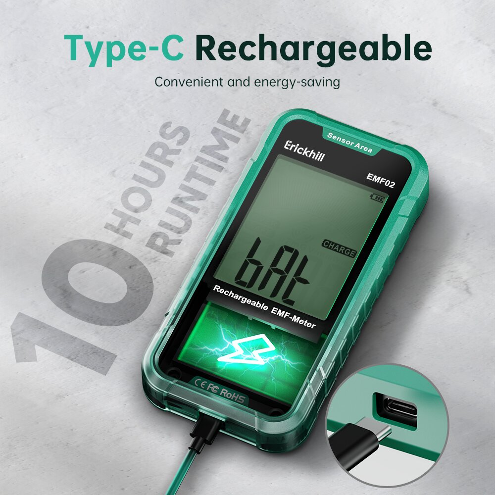 ERICKHILL EMF02 3 in 1 EMF Detector