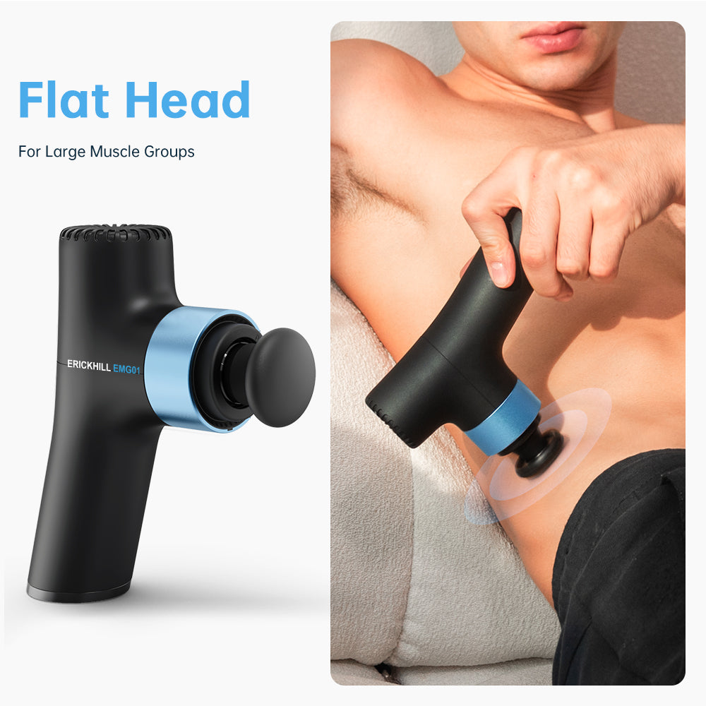 ERICKHILL EMG01 Mini Massage Gun with 4 Massage Heads