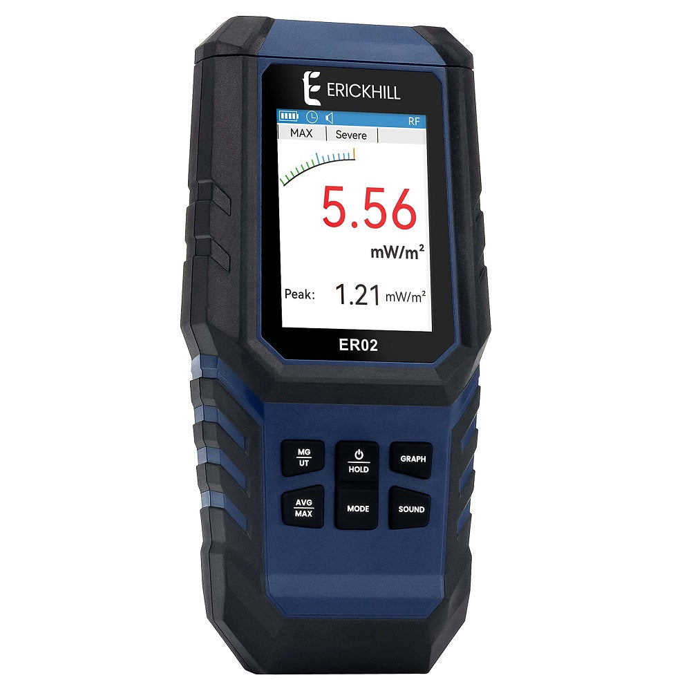 ERICKHILL ER02 EMF Meter, Handheld Electromagnetic Radiation Detector